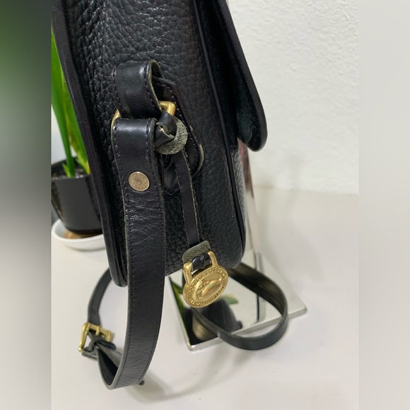 💕👜Vintage Dooney & Bourke Black AWL Crossbody Bag - Picture 8 of 14